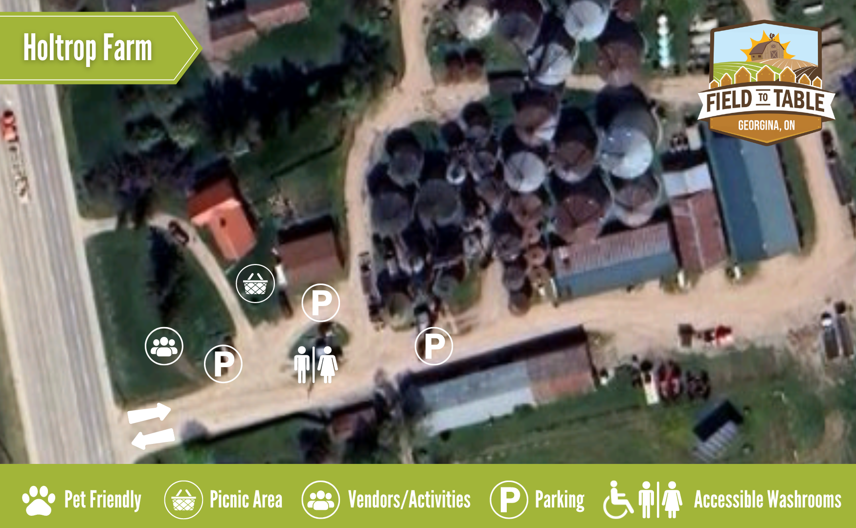 holtrop farms field to table location map
