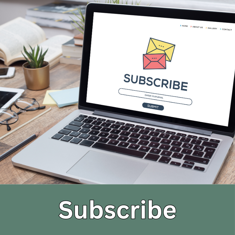 laptop with the word subscribe